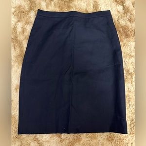 J.crew navy blue pencil skirt size 2 with tag. Never worn.